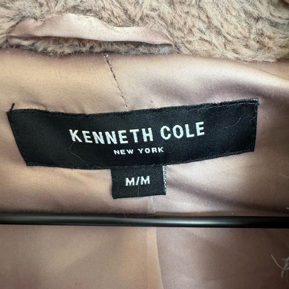 Kenneth Cole Tan Teddy Jacket Classic Style Size M - Picture 4 of 10